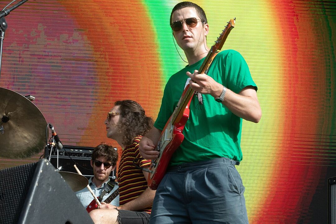 Le groupe King Gizzard & the Lizard Wizard en concert.